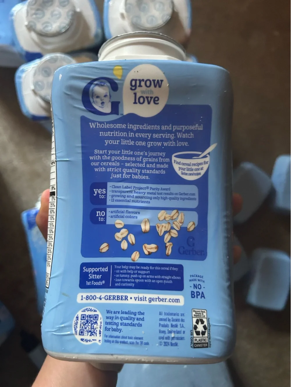 Gerber Baby Cereal Variety Lot